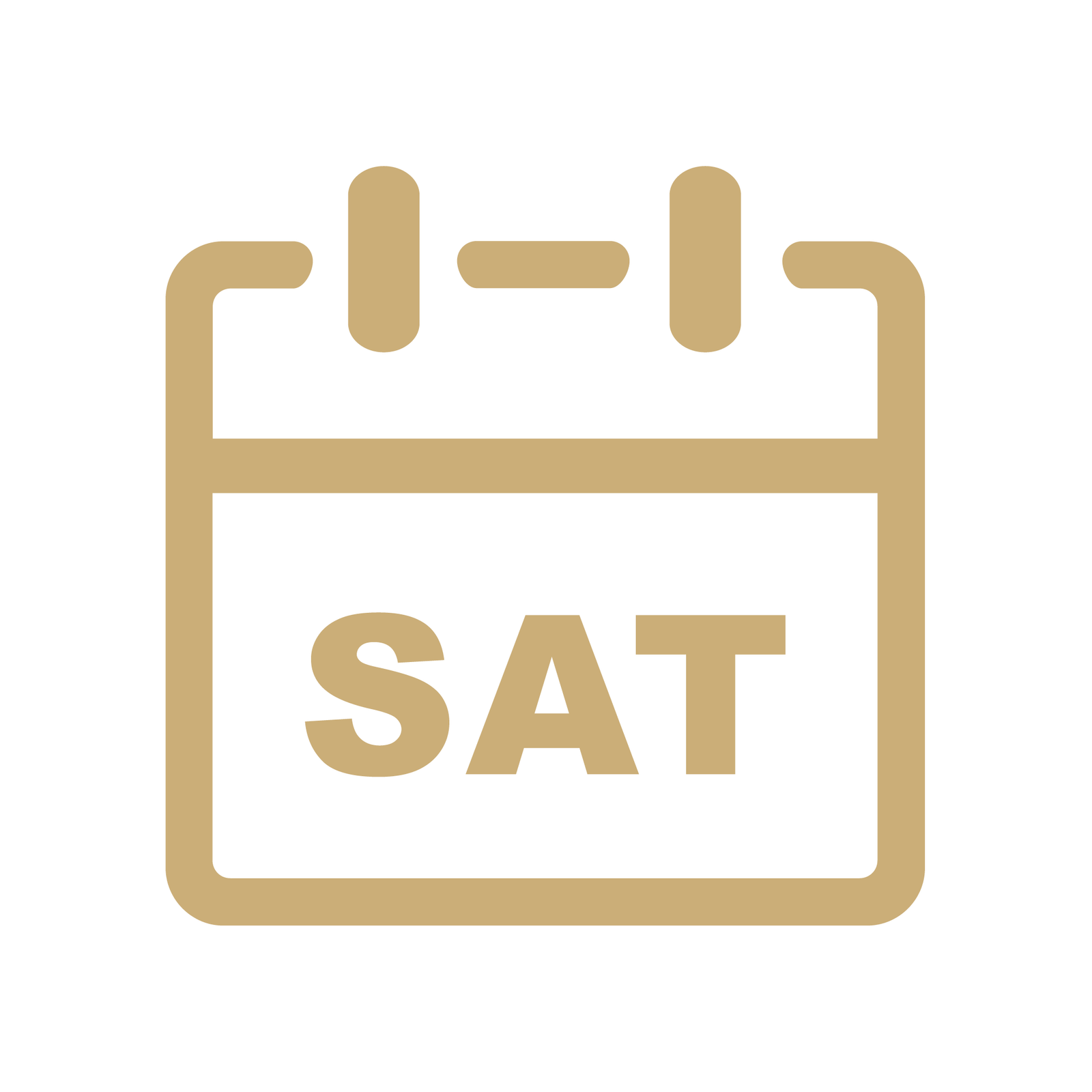 saturday calendar icon